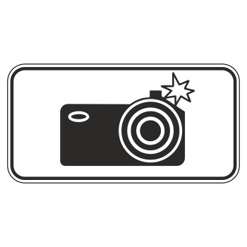 Дорожный знак 8.23 «Фотовидеофиксация»